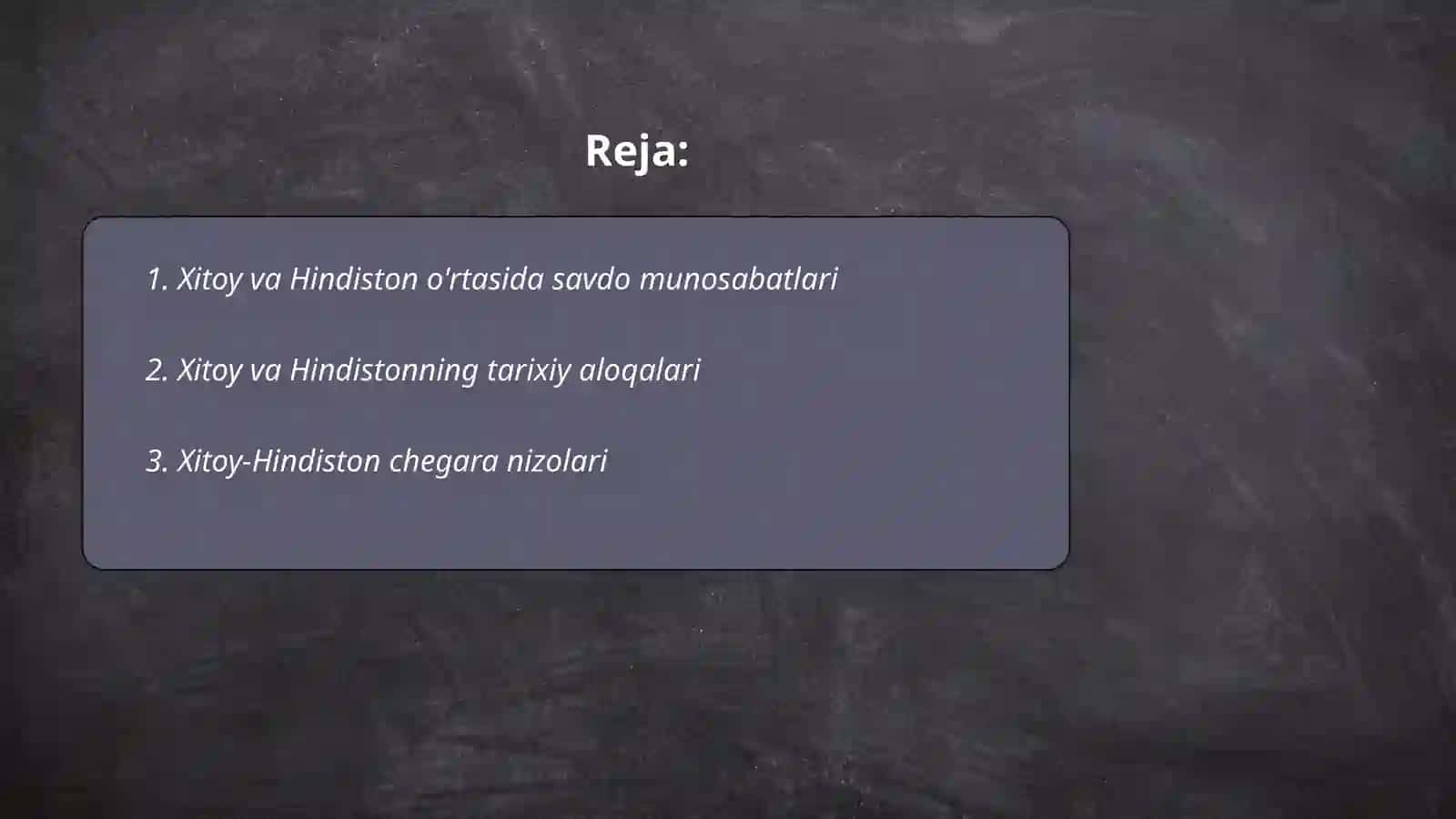 Xitoy va Hindiston 2