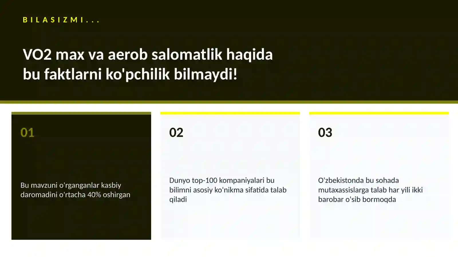 VO2 max va aerob salomatlik 2
