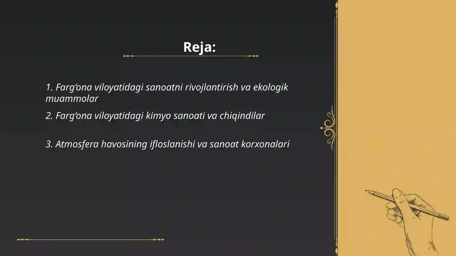 Farg‘ona viloyatidagi sanoatni rivojlantirish va ekologik muammolar 2