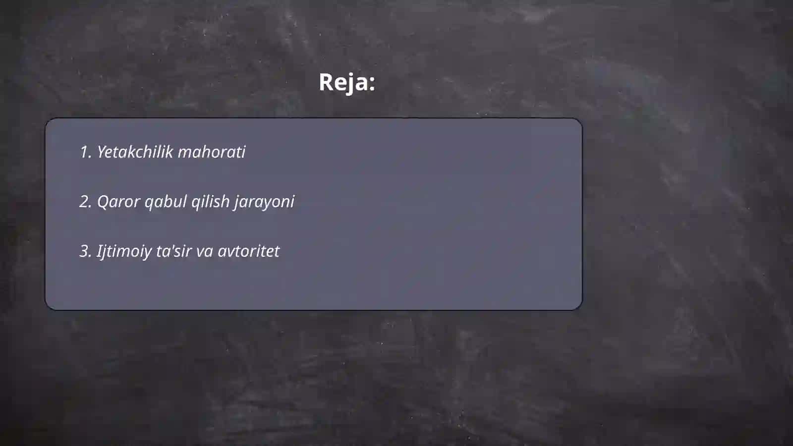 Agar men Imkon sardori bo'lsam 2