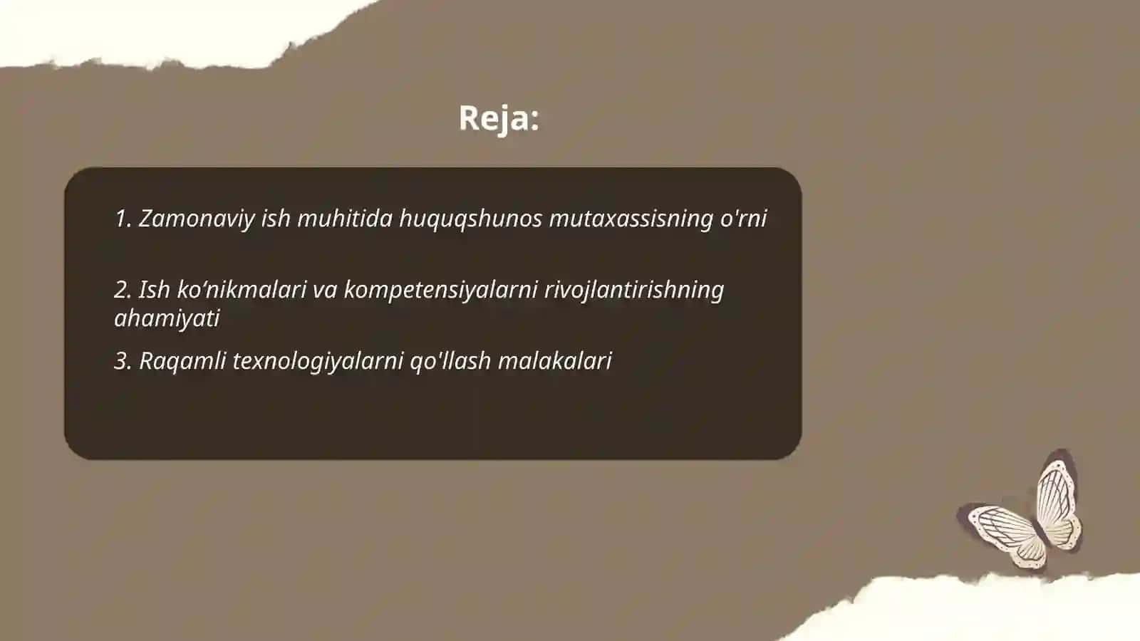 Huquqshunos mutaxassis shakllanishida zamonaviy ish koʻnikmalari va kompetensiyalarning roli 2