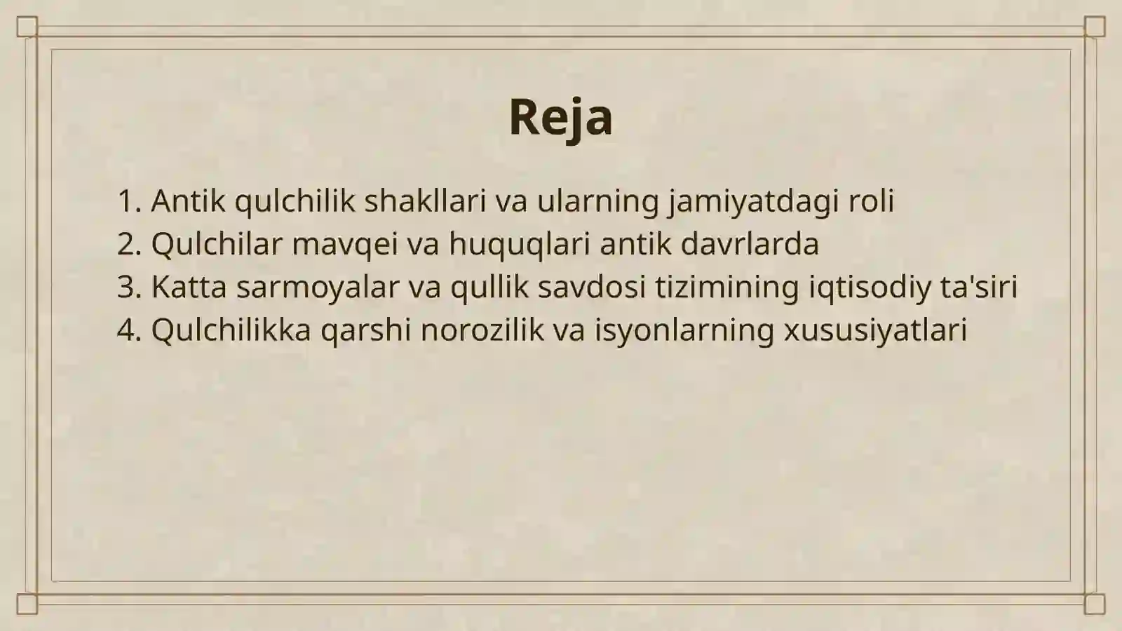 ANTIK QULCHILIK VA UNING O‘ZIGA XOS XUSUSIYATLARI 2