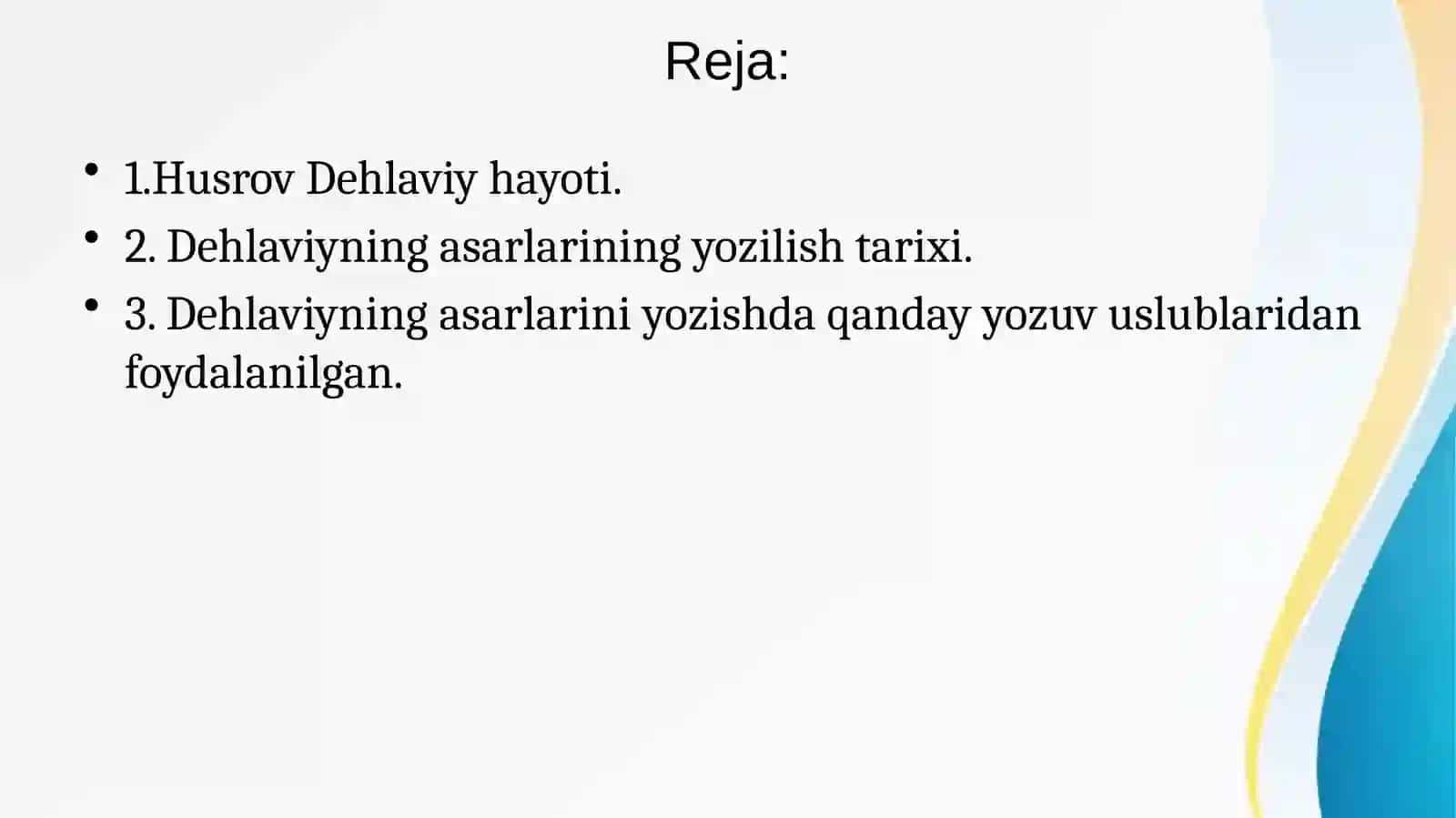 Husrav Dehlavi asarlari,yozilish tarixi va yozuv uslublar 2
