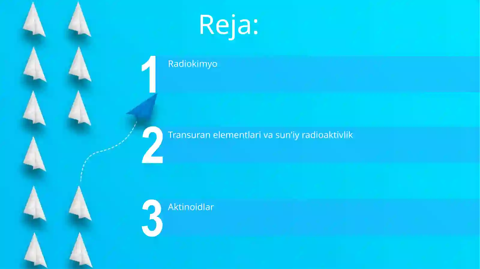 Aktinoidlar.Radiokimyo.Transuran elementlar. Tabiiy va sun‘iy radiofaollik 2