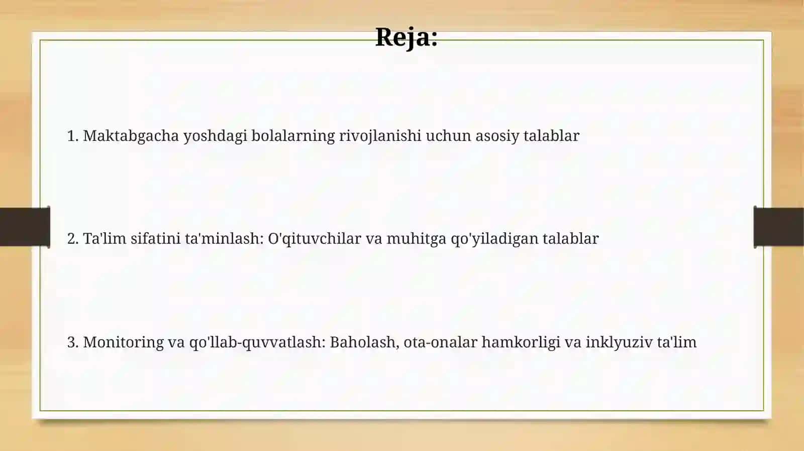 Maktabgachayoshidabolalarrivojlanishigaqoyiladigandavlattalablari 2