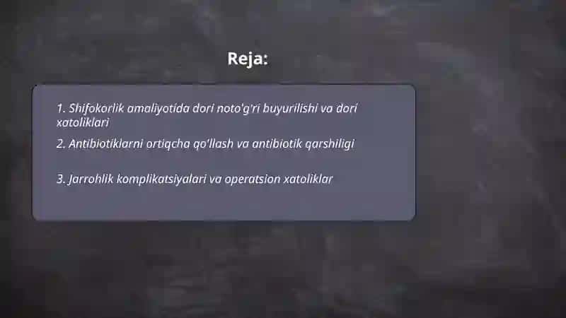 Hozirgi zamon tibbiyotida yatrogeniya muammolari 2