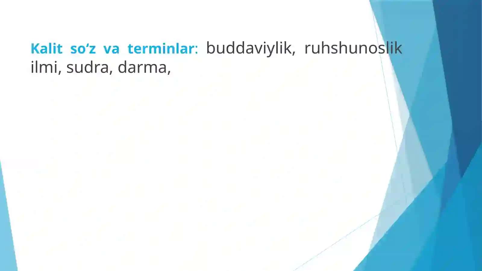 Buddaviylik haqida qadimgi turkiy adabiyot 2