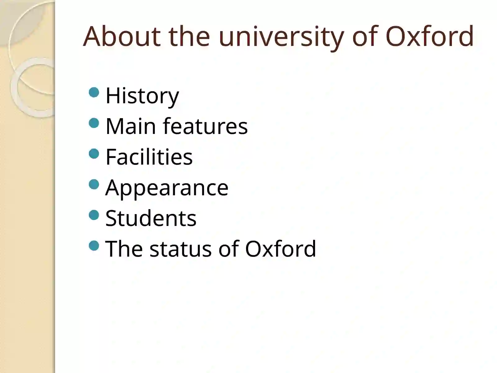 Oxford – the university town 2