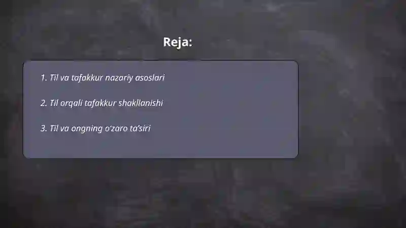 Til va tafakkur 2