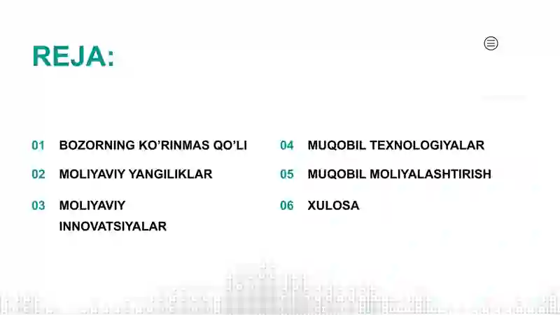 Moliyaviy innovatsiya 2