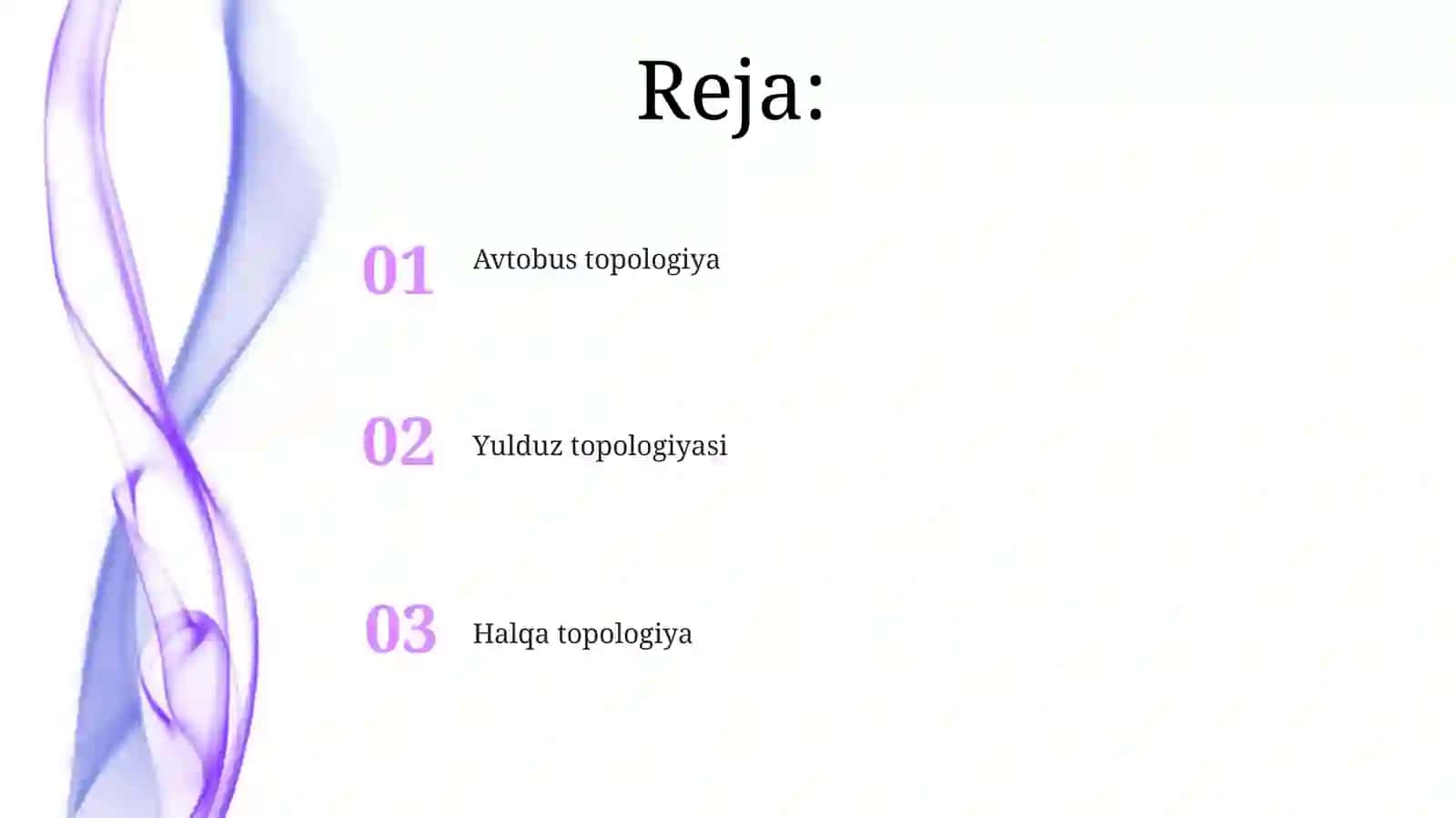Tarmoq topologiyalari 2