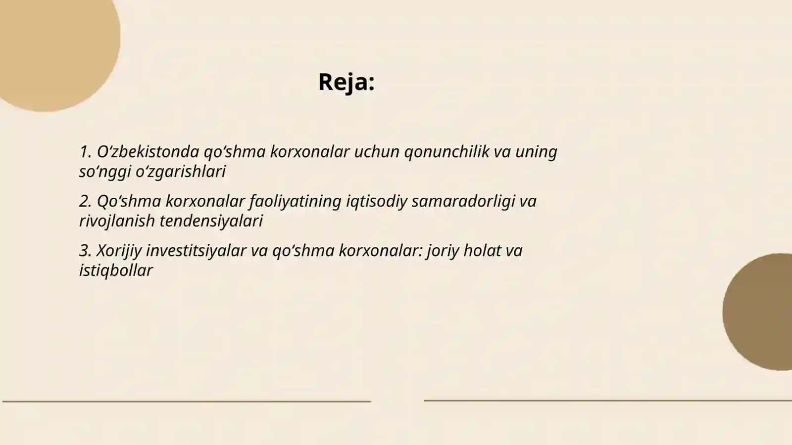 Soha iqtisodiyoti va menejmenti fanidan Mustaqil ishi 2