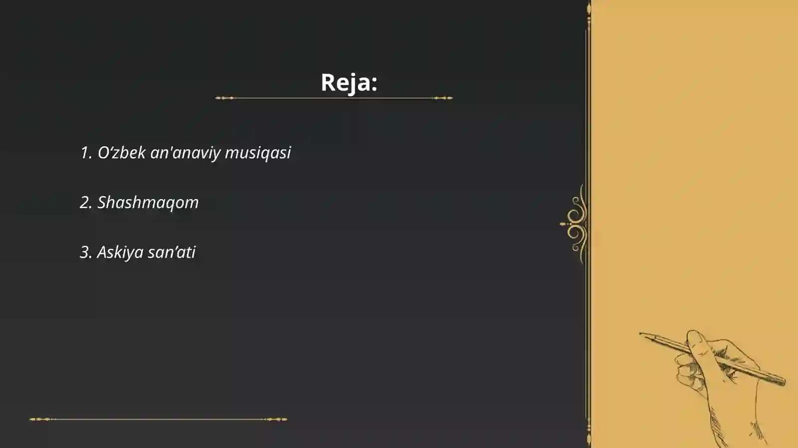 O‘zbek an'anaviy musiqasi 2