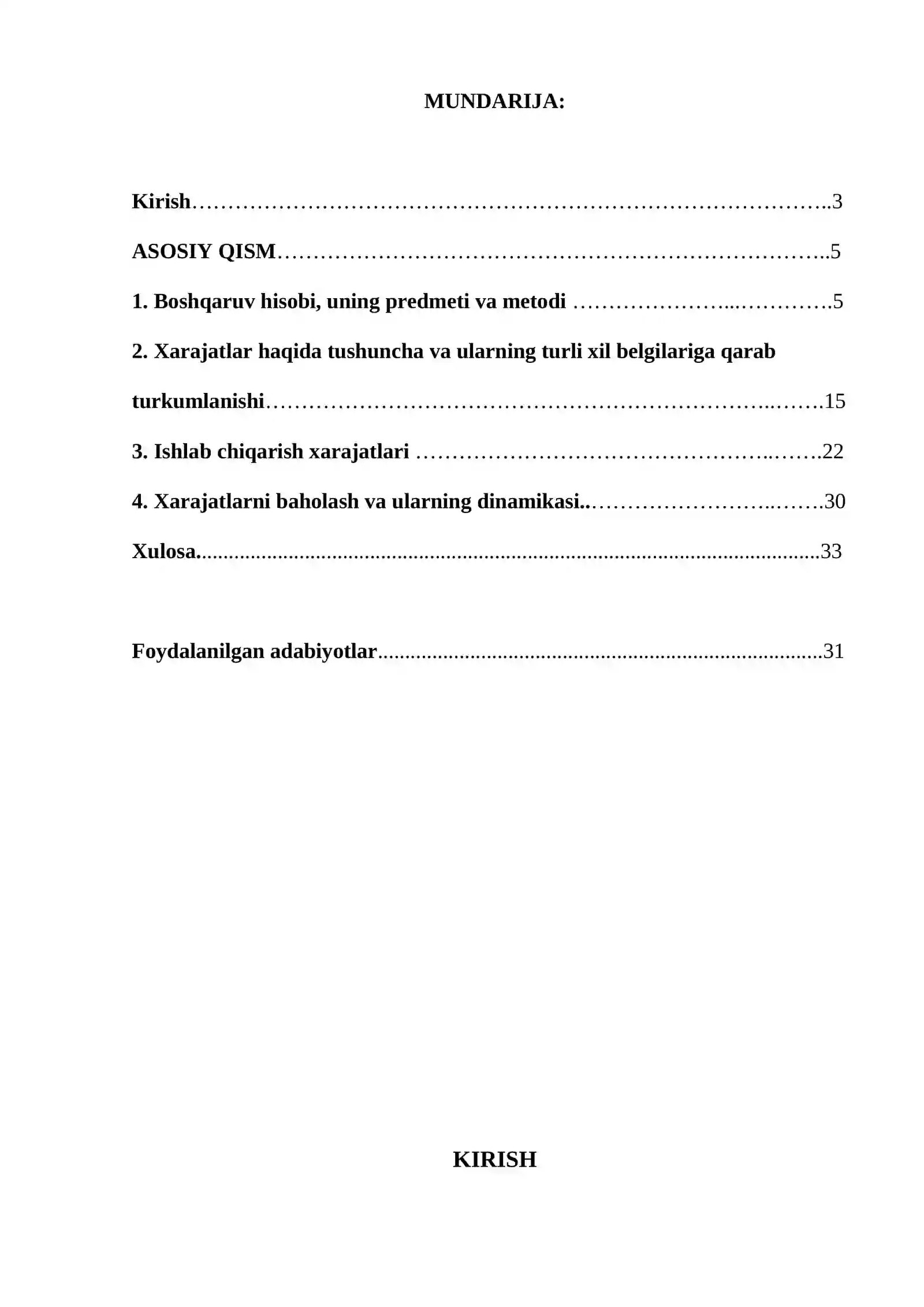 MODDIY XARAJATLAR HISOBI 2