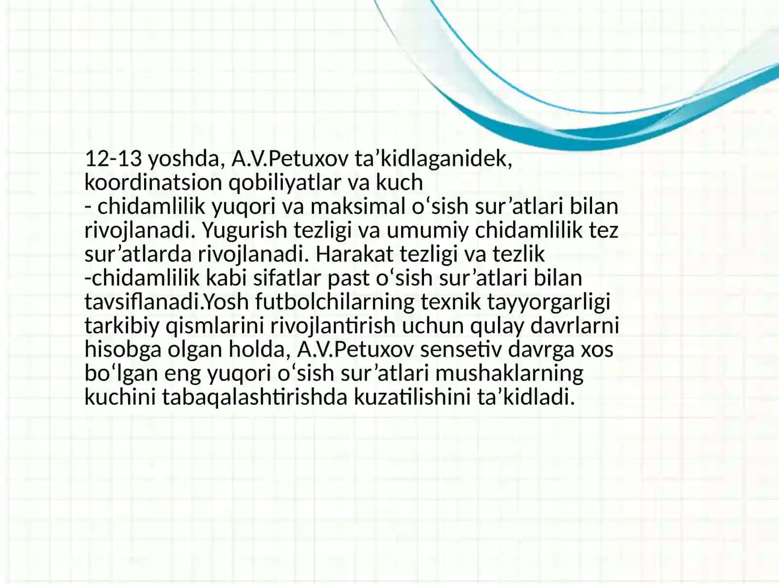 FUTBOLCHILARNING MASHG'ULOT FAOLIYATINI NAZORAT QILISH VA TASHKIL QILISH USULLARI 2