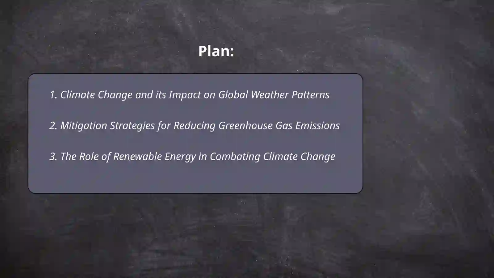 Global environmental issues 2