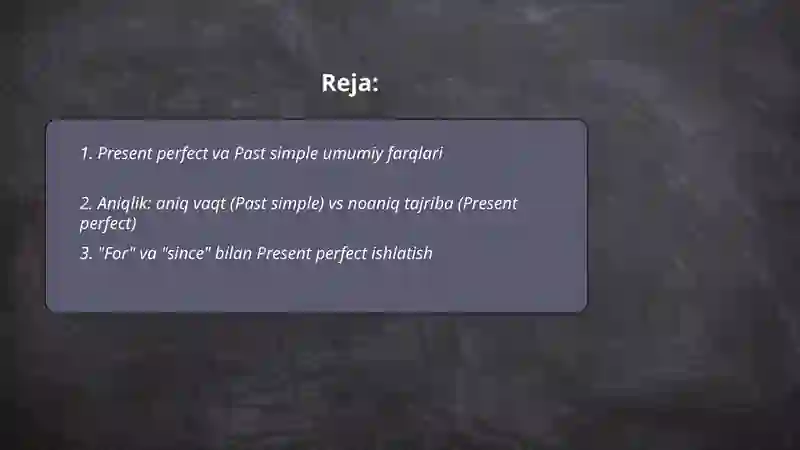 Present perfect vs Past simple 2