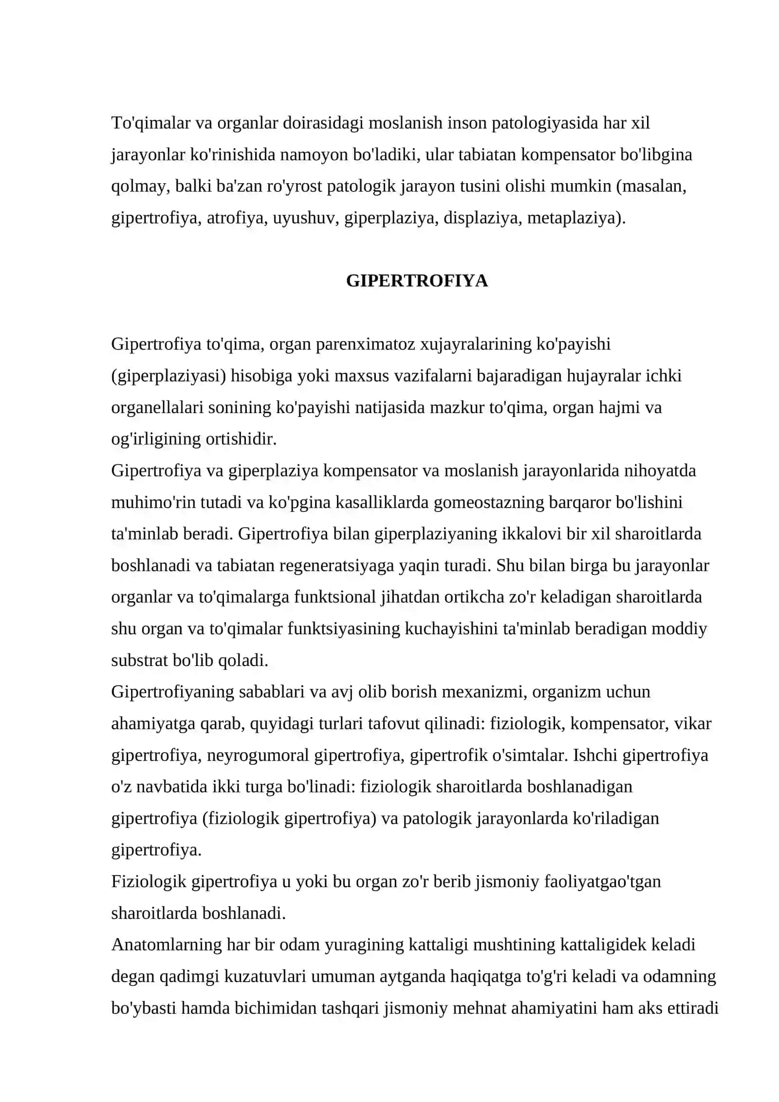 Adaptatsiya va kompеnsator jarayonlari 2