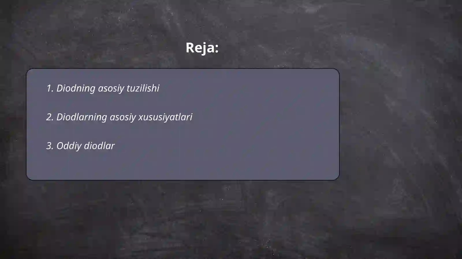 Diodlar va uning turlari 2