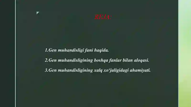 GEN MUHANDISLIGI 2