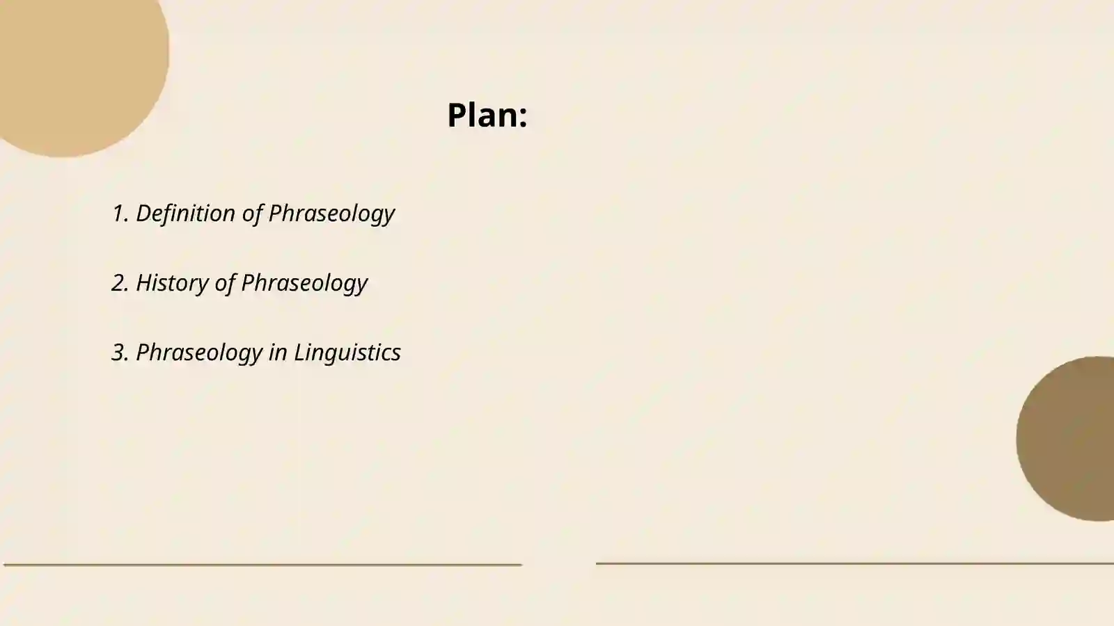 Phraseology 2