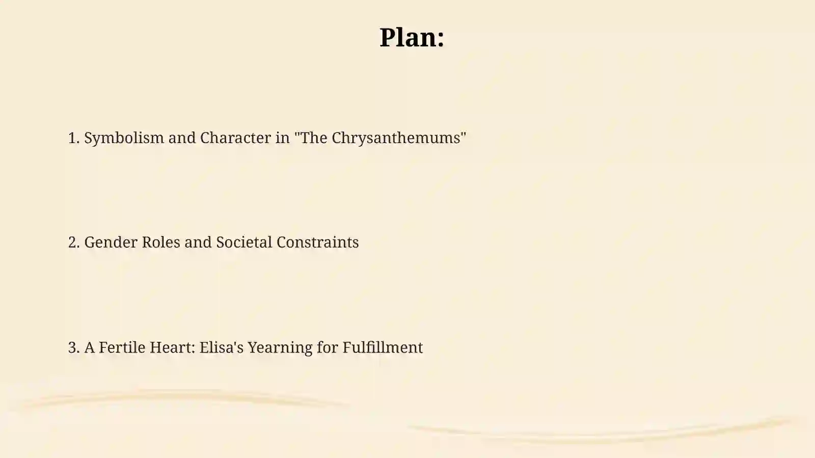 The Chrysanthemums 2