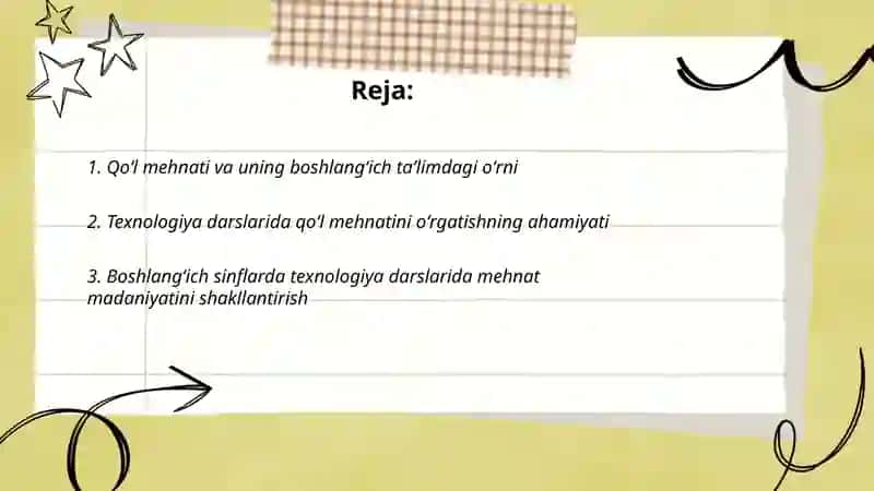 Qoʻl mehnati va uning boshlangʻich taʼlimdagi oʻrni 2