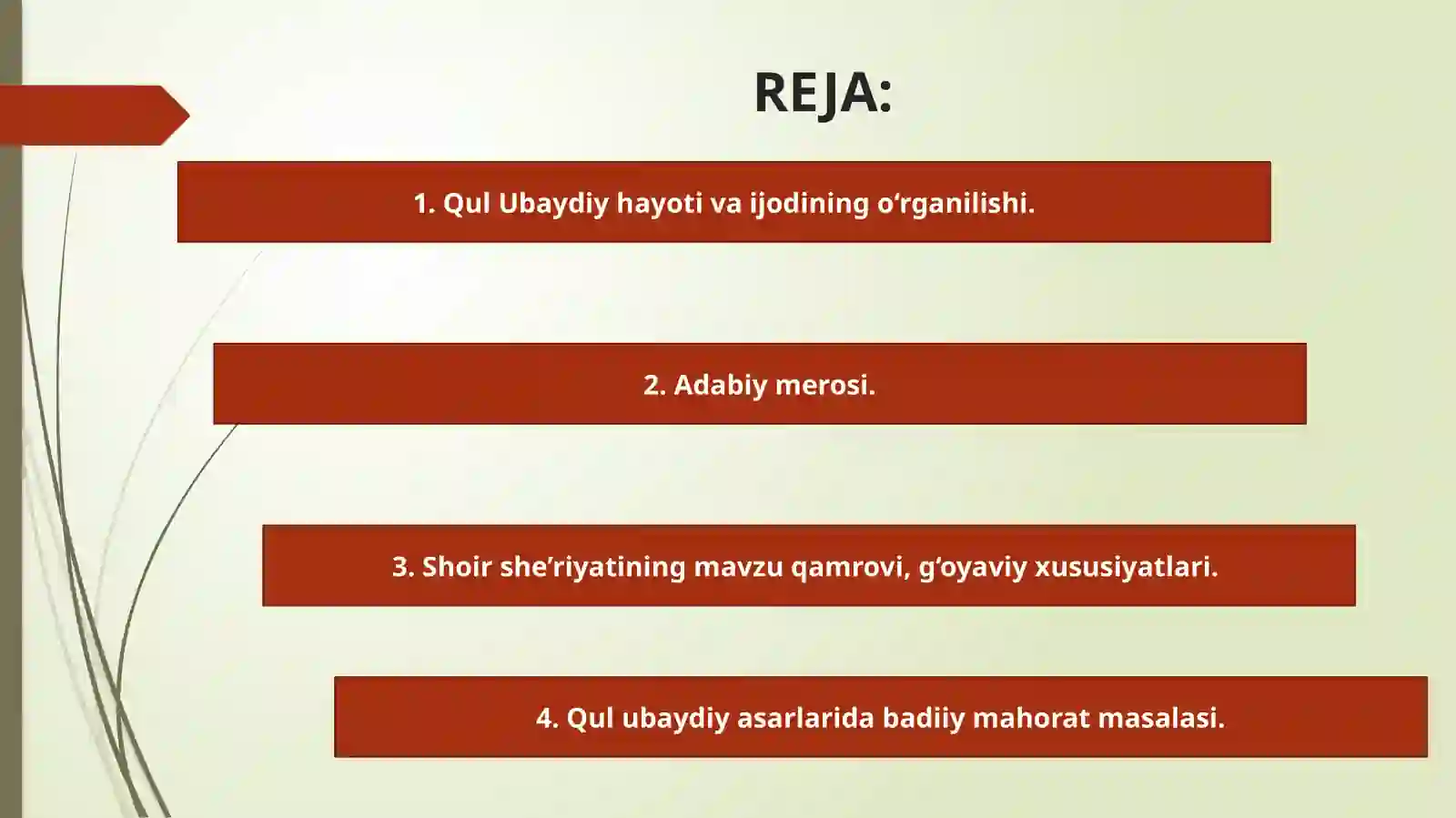 Qul Ubaydiy hayoti va ijodi 2