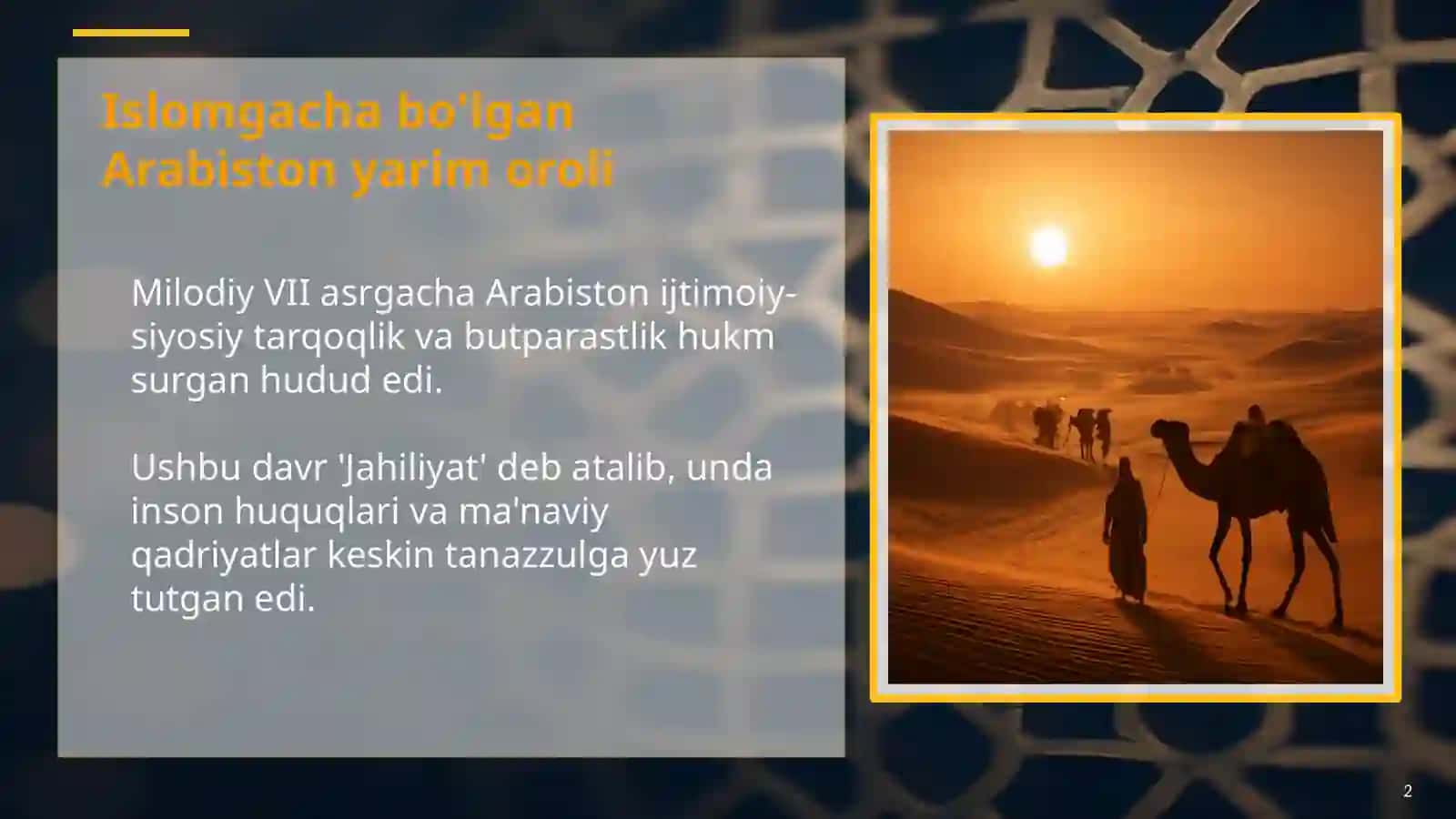Islom Dini Tarixi va Mohiyati 2