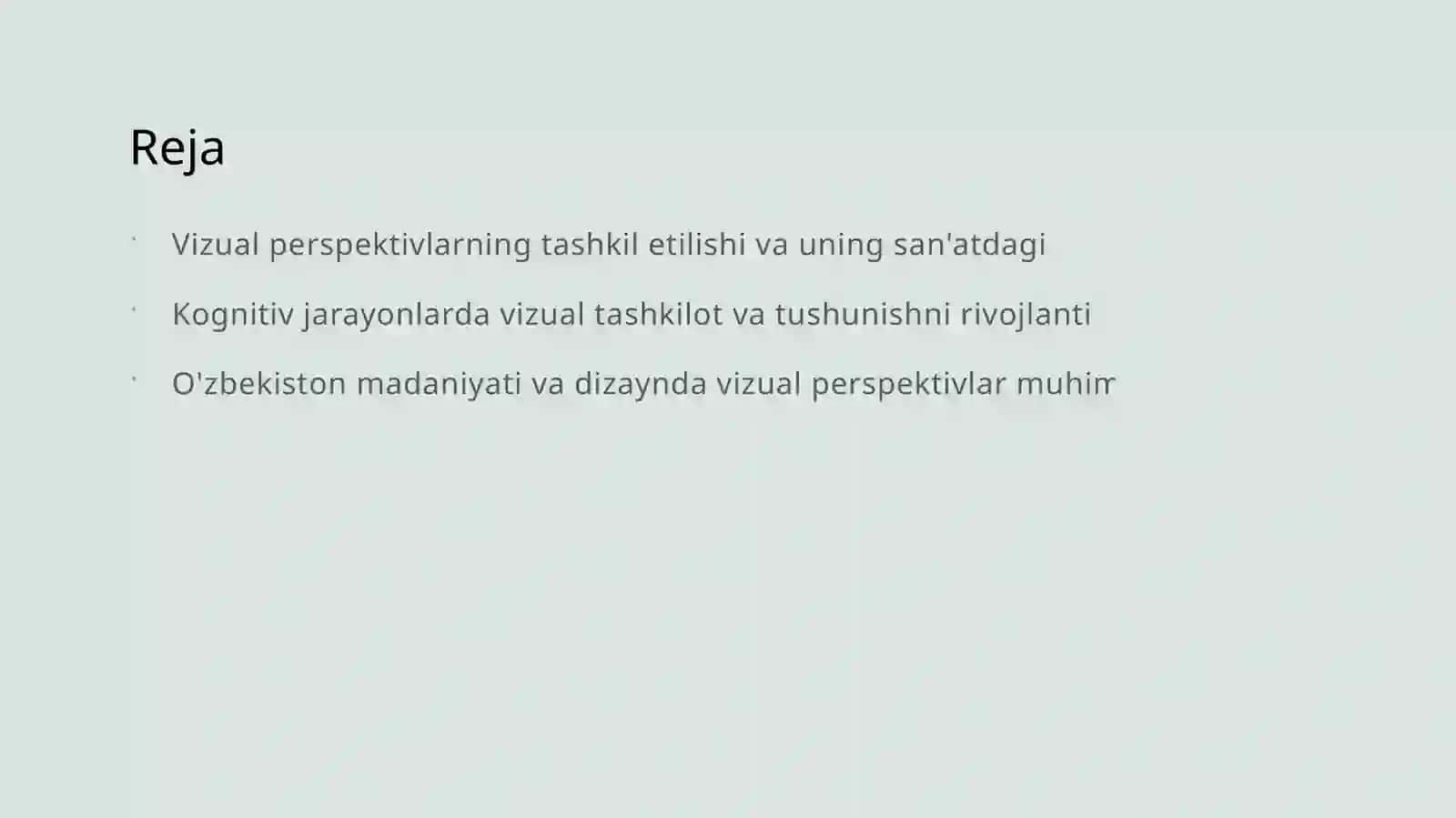 Perseptiv obrazni tashkillashtirish 2