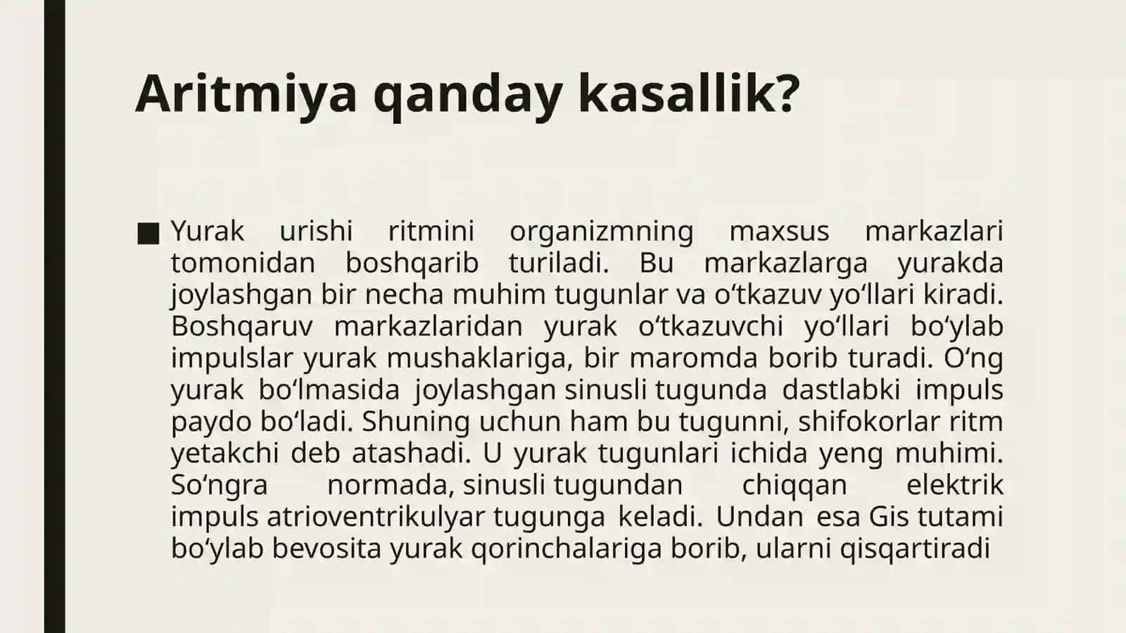 Aritmiya: belgilari, paydo bo’lish sabablari, turlari va davolash usullari 2