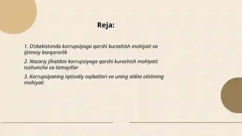 Oʻzbekistonda korrupsiyaga qarshi kurashish mohiyati 2