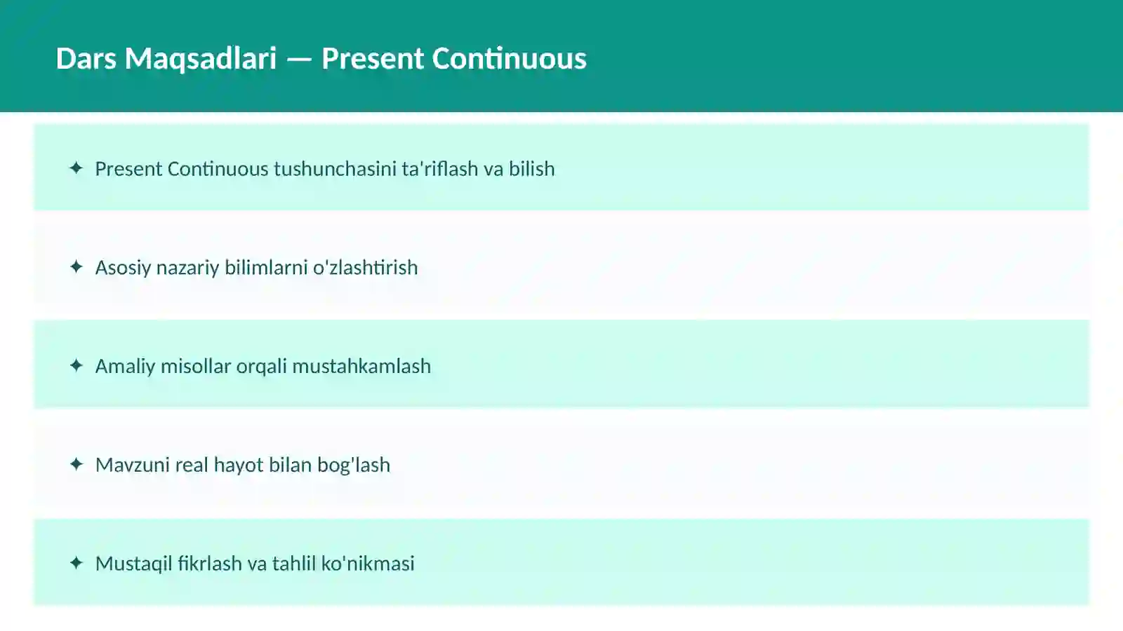 Present Simple 2