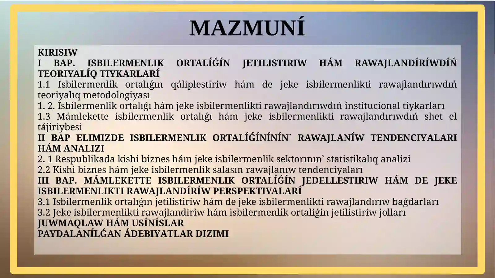 Ekonomika Tálim Baǵdarı 2