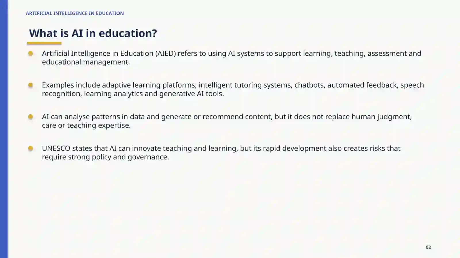 Artificial Intelligence in Education 2