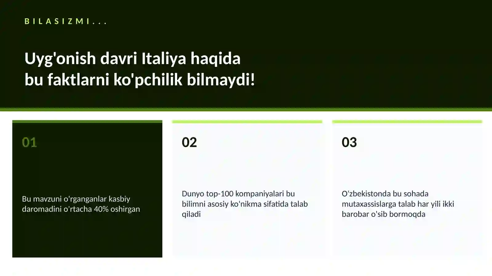 Uyg'onish davri Italiya 2