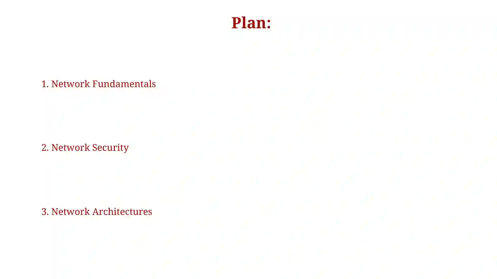 Network Fundamentals 2