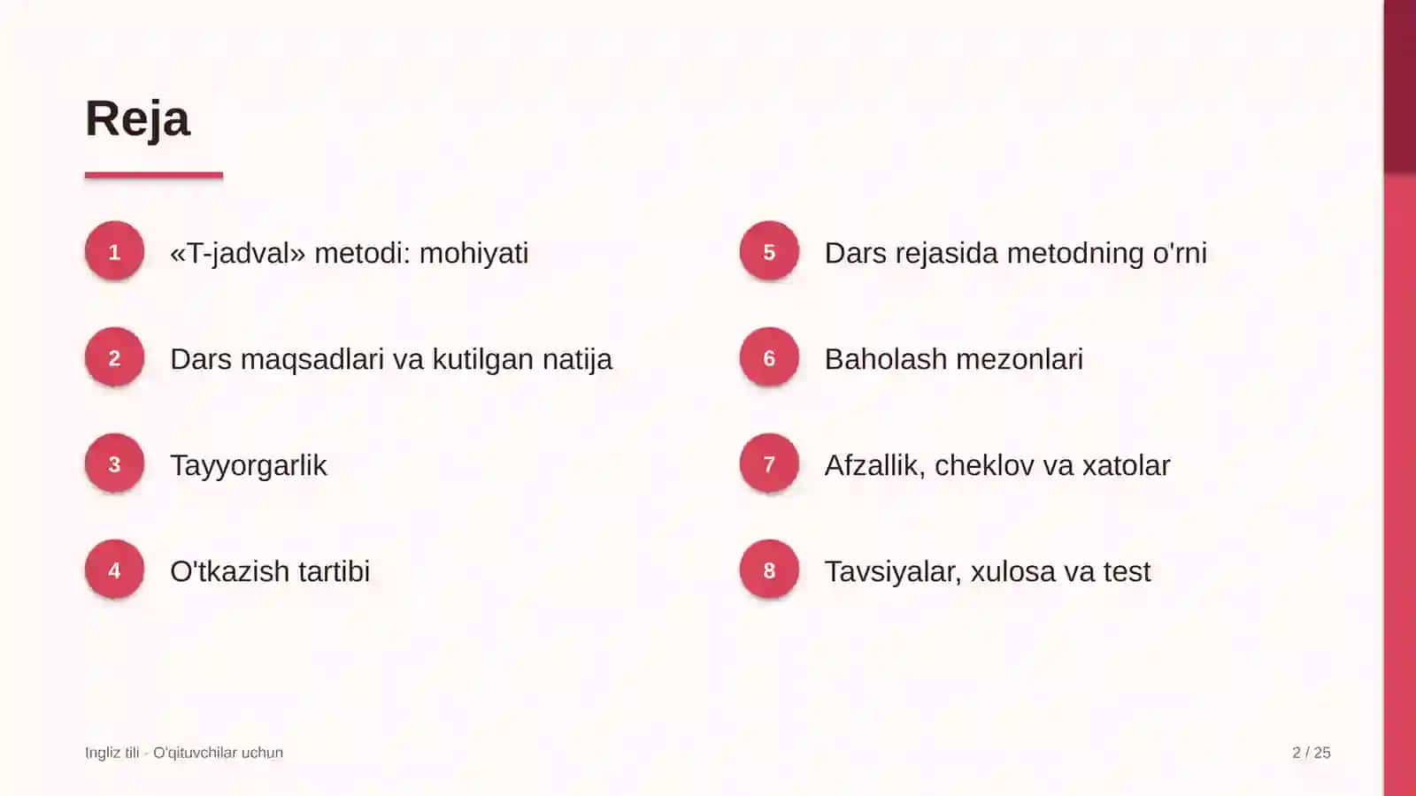 ingliz tili darslarida t jadval metodidan foydalanish 2957 2
