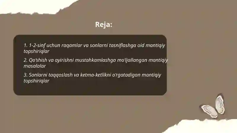 1-2-sinf matematika darsligidagi mantiqiy topshiriqlarni ishlab chiqish 2
