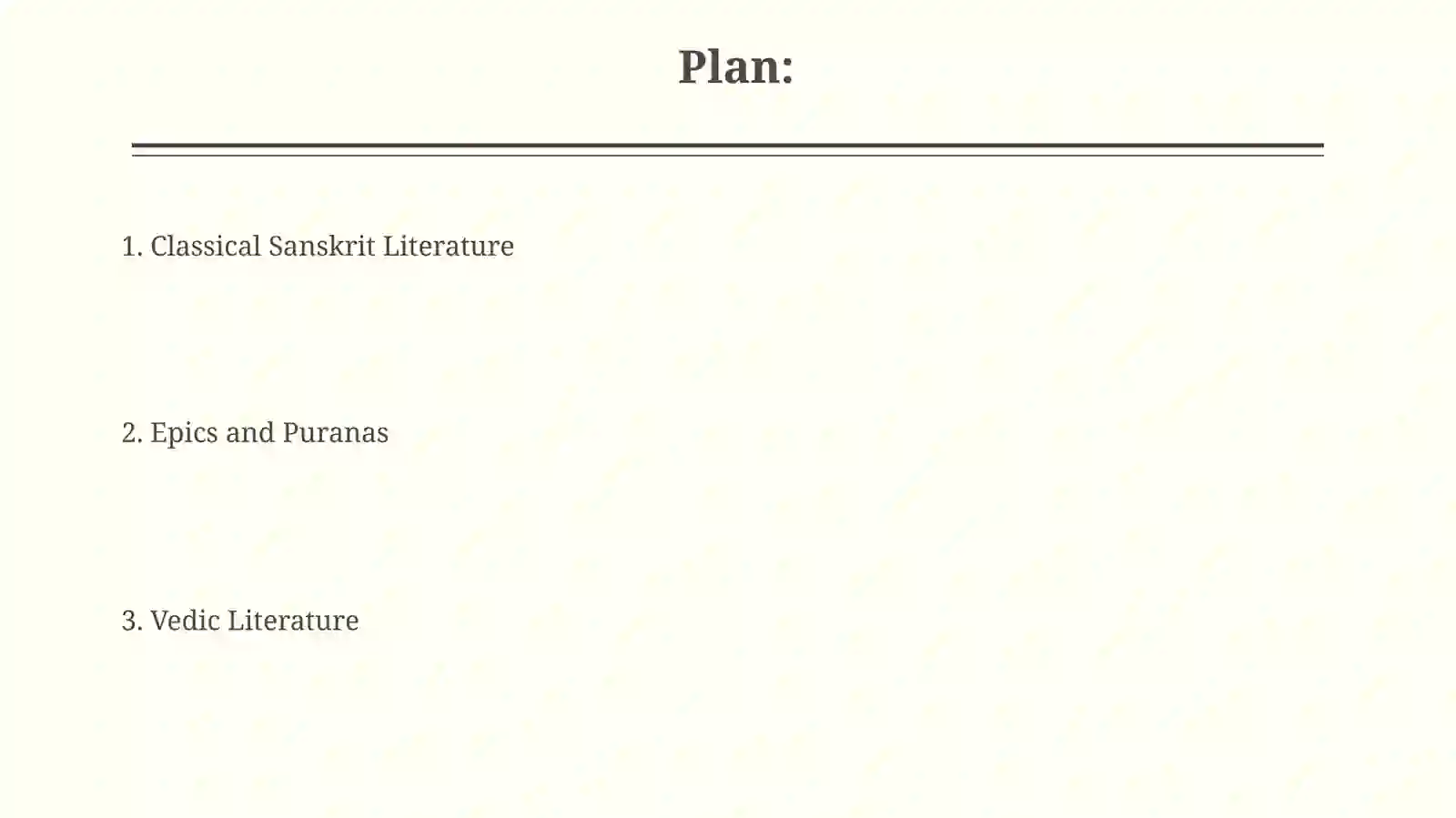 Ancient Indian Literature 2