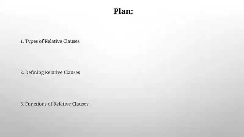 Relative Clauses 2