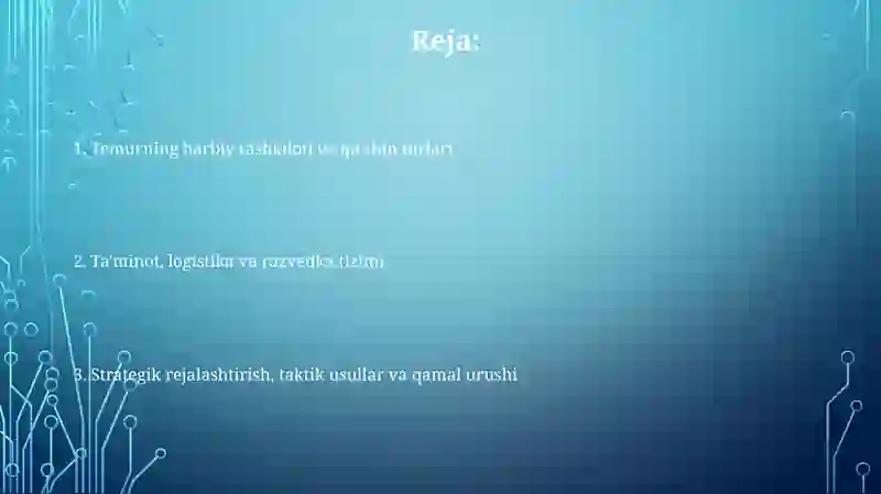 Amir Temurning harbiy sitrategiyasi 2