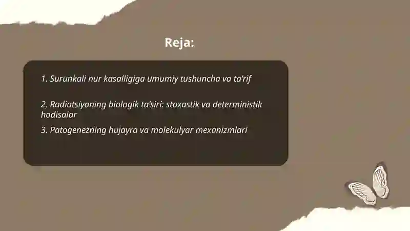 Surunkali nur kasalligi: patogenez, klinik ko'rinishlari, klinik bosqichlari, og'irlik darajasiga xos diagnostik kriteriylari. Davolash prinstiplari. 2