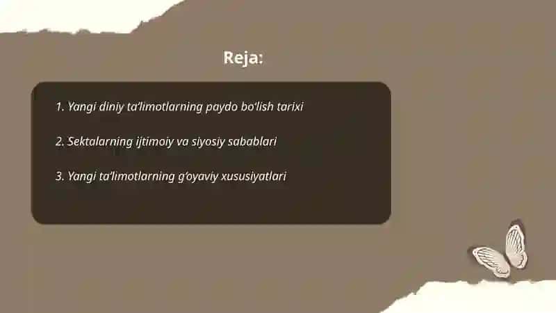 Yangi diniy ta’limotlar va sektalar 2