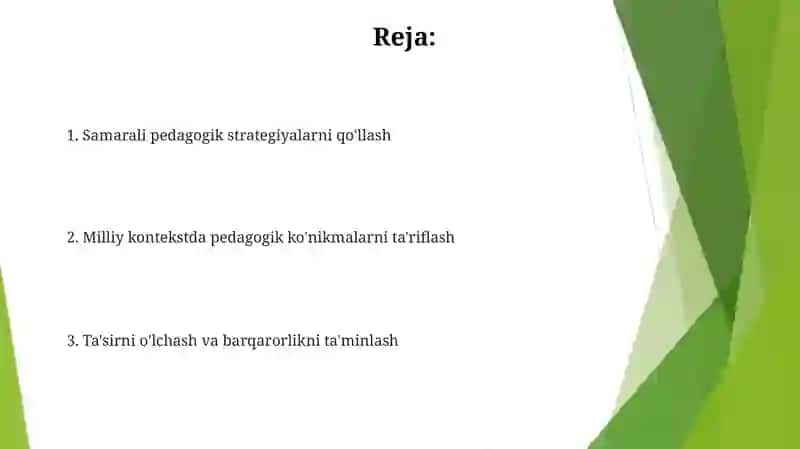 Milliy tarbiyaniamalga oshirishda pedagogik mahoratning o'rni 2