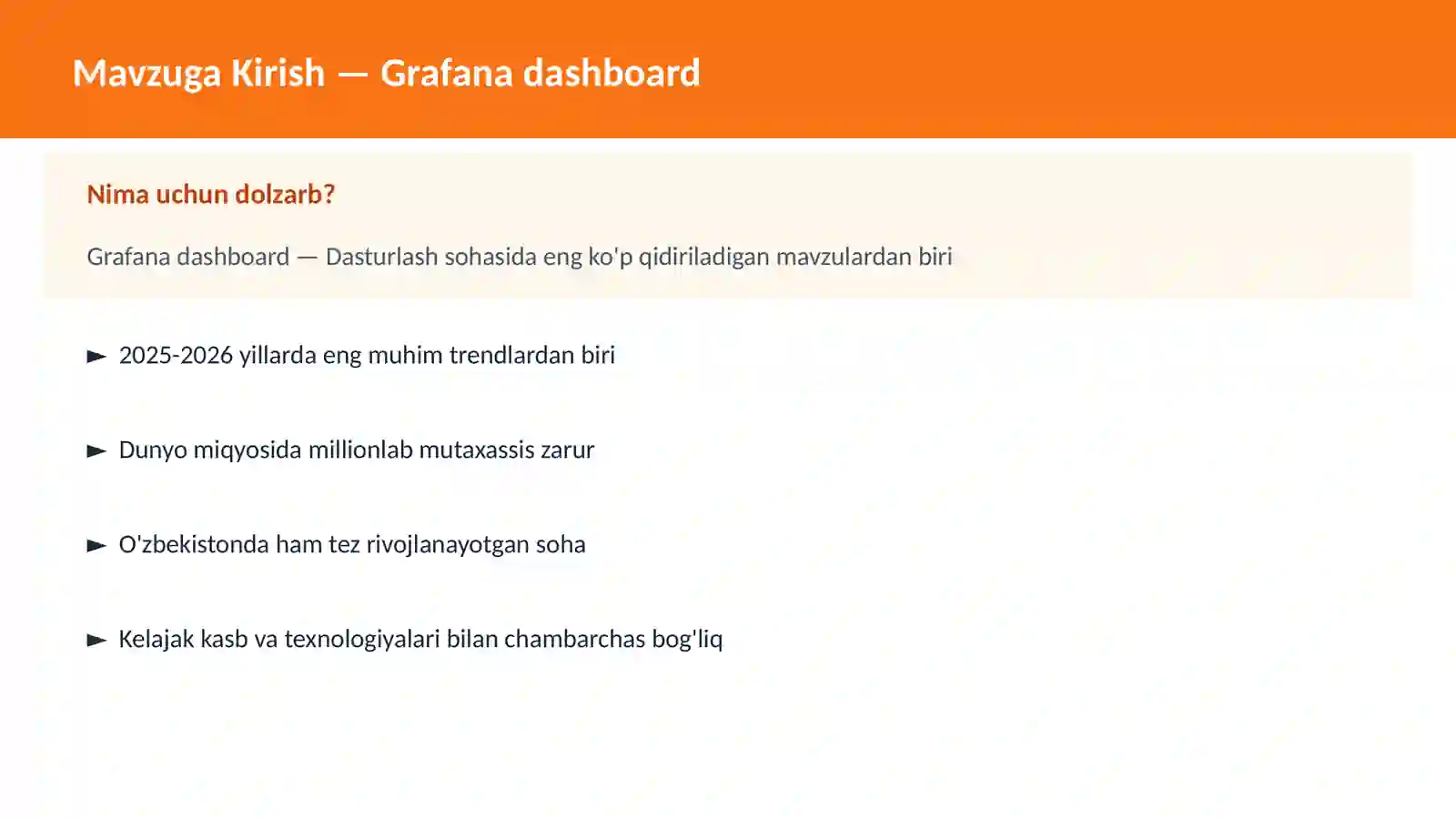 Grafana dashboard 2