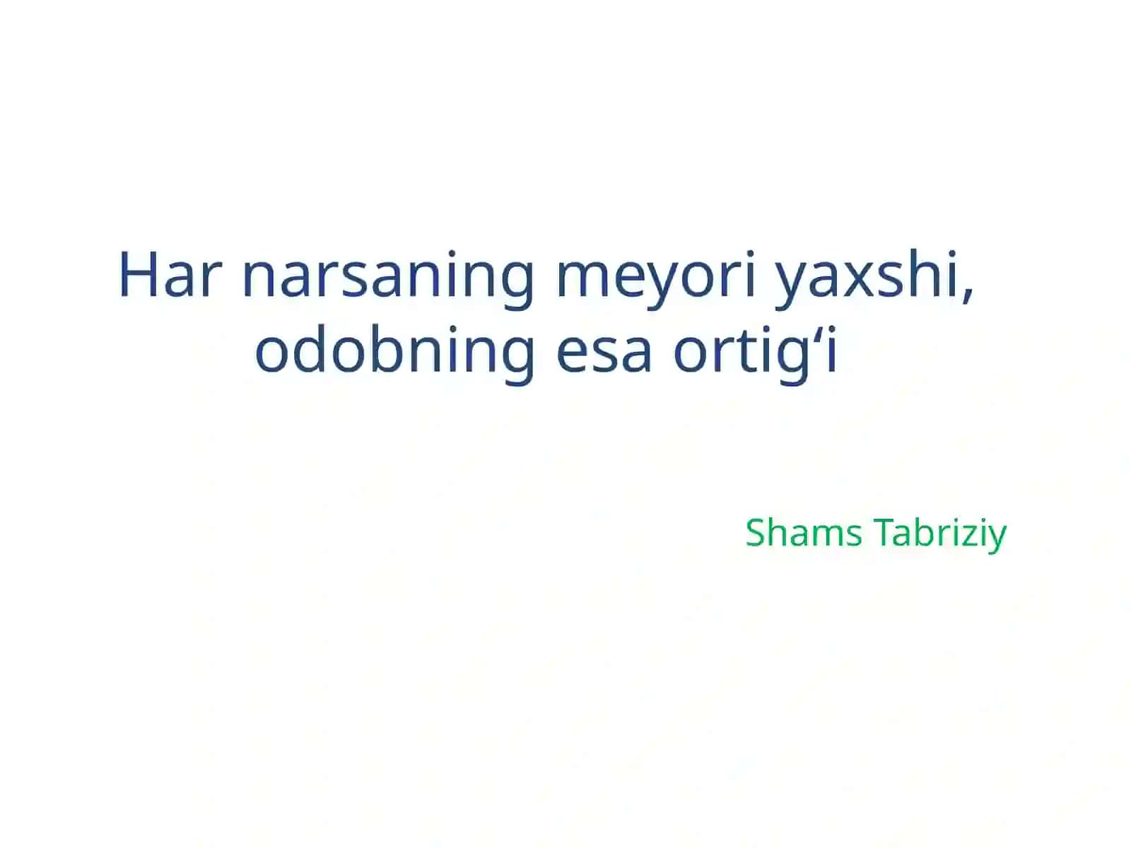 Shams Tabriziy 2