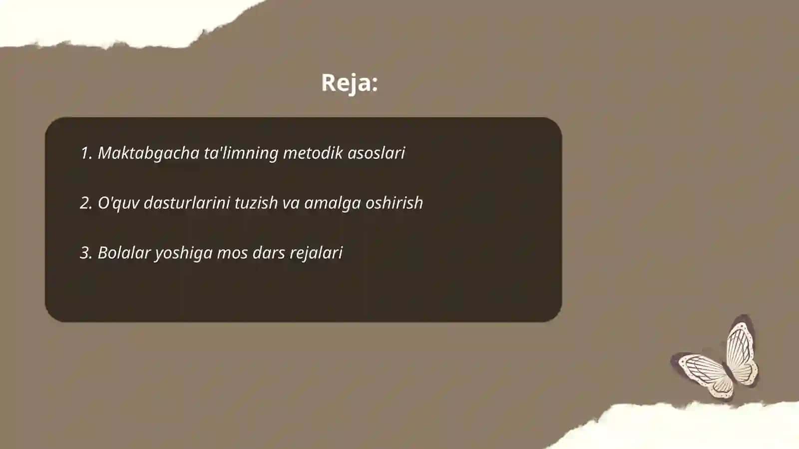 Maktabgacha ta'limning metodik asoslari 2