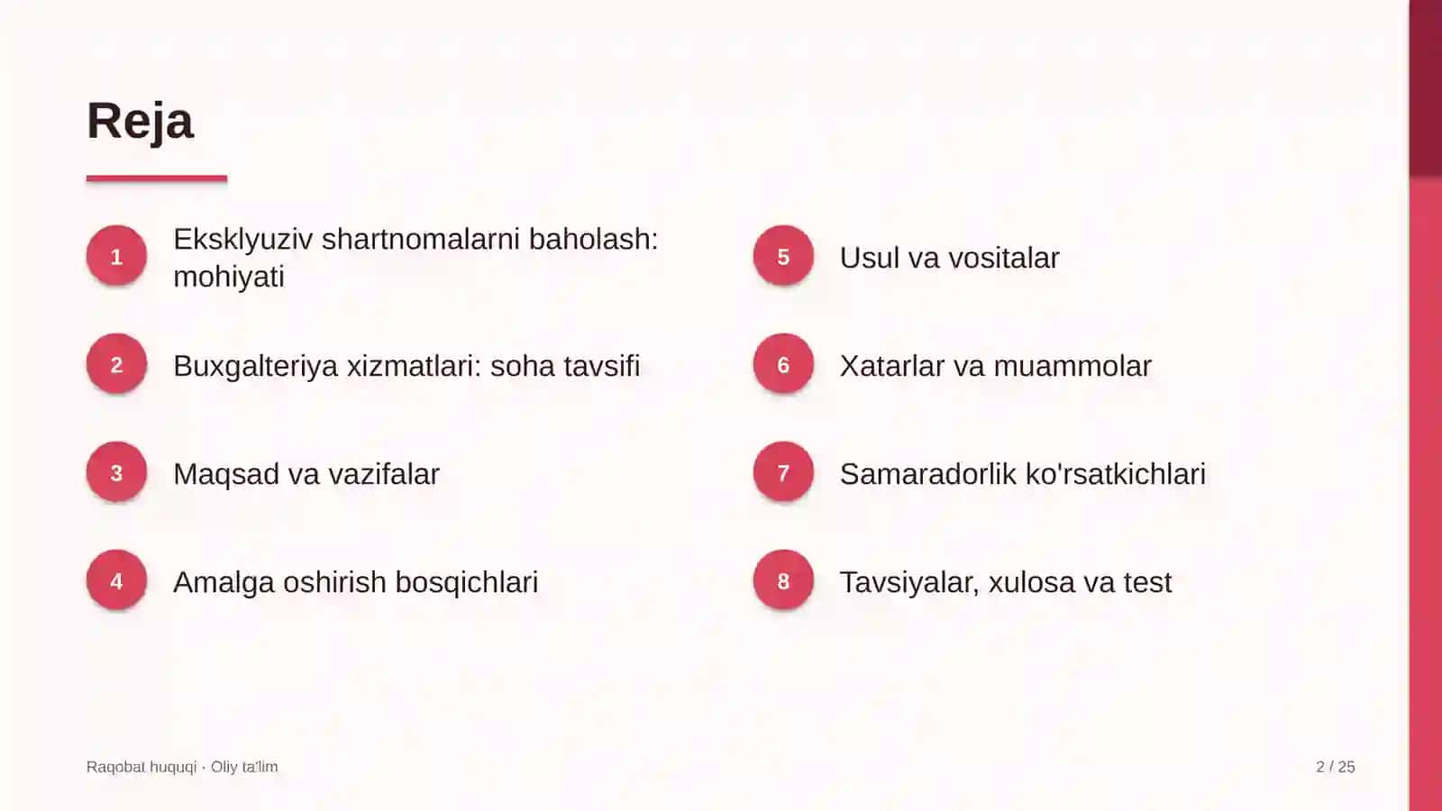 buxgalteriya xizmatlarida eksklyuziv shartnomalarni raqobat nuqtai nazaridan baholash 6421 2
