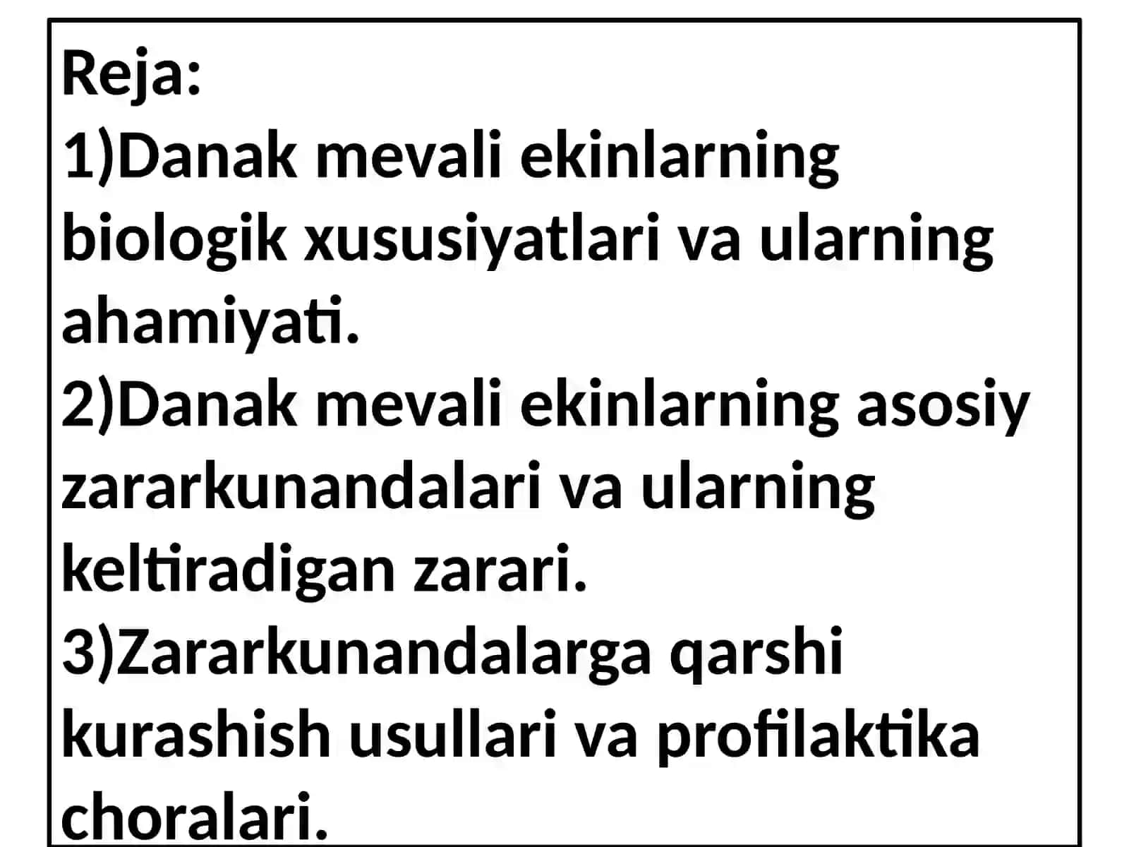Danak mevali ekinlarning asosiy zararkunandalari va ularga qarshi kurashish usullari 2